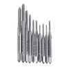 Drillpro 10pcs M1-M3.5mm HSS6542 Taraud droit conique à gorge et bouchons métrique