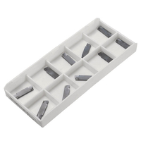 Drillpro 10pcs MGMN150-G Blades Insert pour MGEHR 1010-1.5 Outil de découpe de rainurage