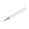 Drillpro 10PCS R0.75mm Nez à bille en carbure de tungstène Fraise en bout HRC55 TiAlN Revêtement End Milling Cutter CNC