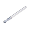 Drillpro 10PCS R2mm Nez à bille en carbure de tungstène Fraise en bout HRC55 TiAlN Enduit de coupe Fraise CNC Tool