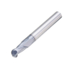 Drillpro 10PCS R3mm Nez à bille en carbure de tungstène Fraise en bout HRC55 TiAlN Revêtement Fraise en bout Outil CNC