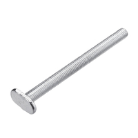 Drillpro 10pcs vis coulissantes à écrou en T M8x100mm pour outil de menuiserie à rainure en T pour rainure en T de la sé
