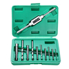 Drillpro 11 Pcs M3-M12 Extracteur de vis Foret Endommagé Cassé Vis Boulon Tap Die Die Clé Gauche Remover Outil Kit