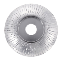 Drillpro 110mm carbure de tungstène Arc disque de façonnage du bois disque de sculpture 22mm alésage meule de ponçage po