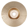 Drillpro 110mm Carbure de tungstène Disque de façonnage du bois Disque à découper 16mm Alésage Ponceuse Meule pour 10011