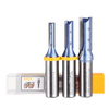 Drillpro 1/2 Pouce Tige 2 Flûtes Droite Router Bit Cutter Bleu Enduit Carbure Outil De Travail Du Bois
