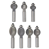 Drillpro 1/2 Pouce Tête De Routeur Bord Convexe Coupe-Ongles Round Arc Sculptant Bit Lame De Routage Du Bois