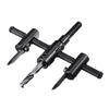 Drillpro 120/200 / 300mm Réglable Cercle Scie emporte-pièce Cutter Woodwokring Cloison sèche Panneau de bois Trépan Scie