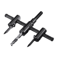 Drillpro 120/200 / 300mm Réglable Cercle Scie emporte-pièce Cutter Woodwokring Cloison sèche Panneau de bois Trépan Scie