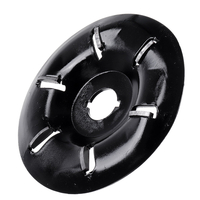 Drillpro 125mm diamètre 22mm alésage bois meuleuse dangle disque six dents carbure disque de sculpture sur bois fra
