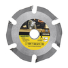 Drillpro 125mm Lame de scie circulaire à 6 dents à pointe de carbure pour scie circulaire à bois pour meuleuses dan