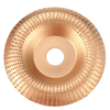 Drillpro 125x22mm Meuleuse dangle Disque de façonnage du bois Ponçage Sculpture Outil rotatif pour le travail du bo