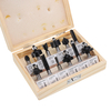 Drillpro 12pcs 8mm Tige De Carbure Tungstène Routeur Peu Set Avec Bois En Bois De Coupe