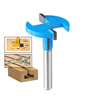 Drillpro 1/4 * 1-3 / 8 Pouce Fente Routeur Bit Tige Droite T-Track Coupe-Bois