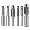 Drillpro 1/4 1/2 pouce tige outils de travail du bois fraise coupe toupie bits affleurant garniture roulement pour bois