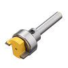 Drillpro 1/4 pouce charnière à mortaise charnière modèle fraise 2 flûte à bois cnc coupe