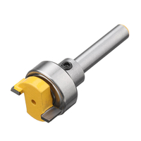 Drillpro 1/4 pouce charnière à mortaise charnière modèle fraise 2 flûte à bois cnc coupe