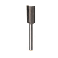 Drillpro 1/4 pouce tige 1 cannelure 2 cannelures droites outils de travail du bois fraise pour bois fraise en carbure de