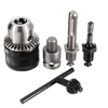 Drillpro 1.5-13mm adaptateur de foret de mandrin de forage 1 / 2-20UNF filetage changé clé à chocs en foret électrique