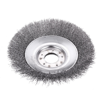 Drillpro 150mm tête de coupe-fil en acier dérouillant la roue de désherbage Herbe Brosse Cutter Dépoussiérage Désherbage