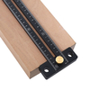 Drillpro 180 / 280mm en alliage daluminium scriber à bois échelle en forme de T règle de mesure métrique outils de