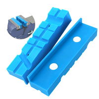 Drillpro 2 pièces 140mm étau mâchoires étau magnétique réversible polyvalent Soft coussinets de mâchoire pour étau de Ta