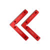 Drillpro 2 pièces aluminium 90 degrés de positionnement de précision L carrés bloc 100/120 / 140mm positionnement règle