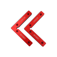 Drillpro 2 pièces aluminium 90 degrés de positionnement de précision L carrés bloc 100/120 / 140mm positionnement règle