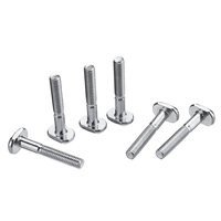 Drillpro 20 pcs M6x40mm T-Nut T Vis Coulissantes Pour 30 Série Mitre Track Outil De Travail Du Bois