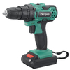 Drillpro 21V 1.5AH Perceuse sans fil Rechargeable 2 vitesses Perceuse-visseuse électrique avec 1 ou 2 pièces Batterie