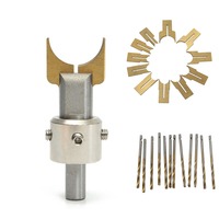 Drillpro 24 pièces 6-25mm coupe-balle en alliage travail du bois forage perles en bois perceuse outil de moulage de perl
