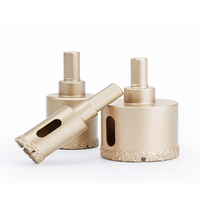 Drillpro 25-60mm brasé scie cloche Cutter trou perforateur carrelage céramique verre marbre émeri foret