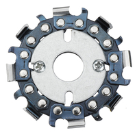 Drillpro 2, 5 pouces 8 dents disque de scie à chaîne en acier au carbone Slotter bois pour meuleuse dangle