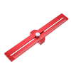 Drillpro 26cm Travail du bois 45/90 Degré Ligne Scribe Règle Positionnement Mesure Règle Parallèle Marquage T-Règle