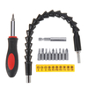 Drillpro 295mm Flexible Shaft avec 10pcs embout de tournevis Tige dextension et tournevis