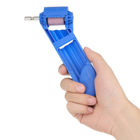 Drillpro 2Pcs Portable Drill Bit Sharpener 2-12.5mm Corindum Grinding Wheel Powered Tool for Drill Polishing