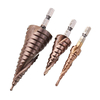 Drillpro 3-12 / 4-20 / 4-32mm M35 Cobalt Step Drill Bit 1/4 pouce Hex Shank HSS-Co Step Drill Bit