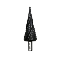 Drillpro 3 Flûte 4-12 mm 5-23 mm Foret étagé TiAlN revêtu HRC62-65 HSS-Co M35 Cobalt Step Drill Triangular Shank