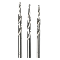 Drillpro 3 pièces 4-8 / 5-9 / 6-10mm foret hélico dal pour le travail du bois perceuse manuelle de trou de poche