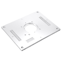 Drillpro 300x235x95mm aluminium toupie Table insertion plaque bois coupe Machine panneau rabattable pour Makita 3612