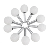 Drillpro 30pcs 3x12 / 6x22 / 6x25mm abrasif monté meule pierre tête sphérique roue outils abrasifs pour outil rotatif