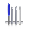 Drillpro 3.175mm tige de gravure de pointe fraise 20/30/45/60 degrés pointe 0.1 0.2 0.3mm carbure 3D fraise sculpture su