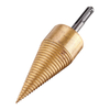 Drillpro 32 / 42mm Titane Enduit HSS Bois De Chauffage Splitter Foret Bois Outils De Forage Bois De Chauffage Chopper Br