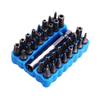 Drillpro 33 pièces ensemble dembouts de tournevis magnétique Torx Star Spanner Tri Wing embouts de tournevis électr