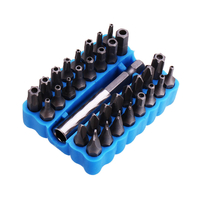 Drillpro 33 pièces ensemble dembouts de tournevis magnétique Torx Star Spanner Tri Wing embouts de tournevis électr
