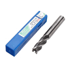 Drillpro 3/4 3/8 3/16 3/32 pouces fraise impériale en acier à grande vitesse CNC fraise en bout en spirale