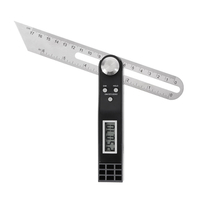 Drillpro 360 ° LCD Numérique T Angle Gauge Angle Déportant Tête Règle Numérique