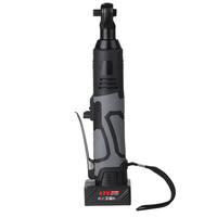 Drillpro 3/8 100Nm Clé à cliquet électrique sans fil à impact droit avec 2 Batterie