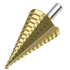 Drillpro 4-42mm HSS Titanium Endated Step Drill Bit 14 Step Hole Drilling Drilling Tool for Metal Wood