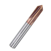 Drillpro 4 cannelures 90 degrés chanfrein moulin HRC60 3-12mm acier au tungstène AlTiN revêtement fraisage